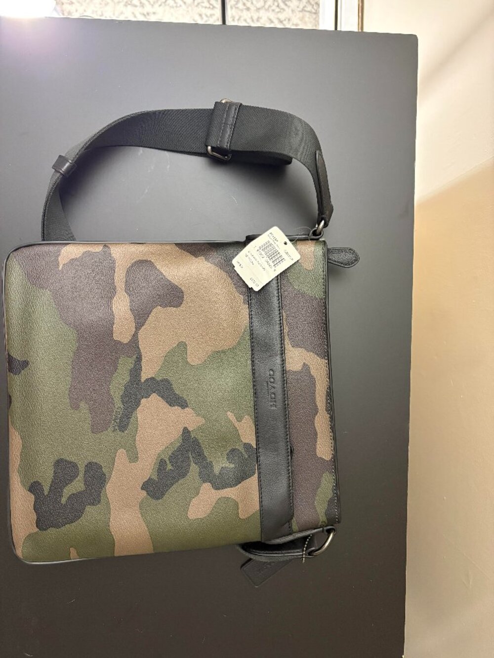 Coach Unisex Crossbody in Camo Print NWT